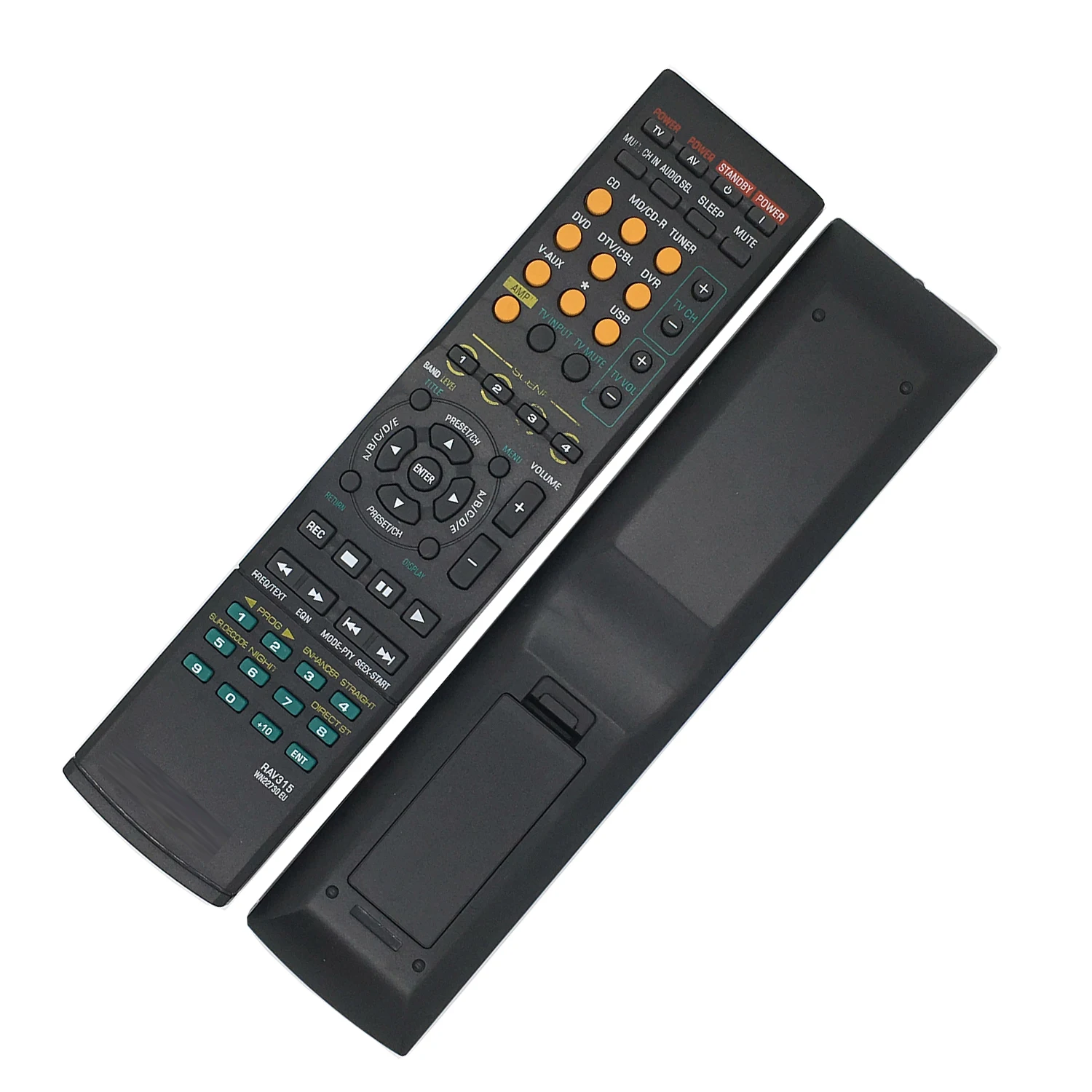 新しい RAV315 WN22730 EU ホームオーディオ AV レシーバーリモコン HTR6040 HTR6050 RX-V450 RX-V461 RX-V561 RAV311 RAV312 RAV282