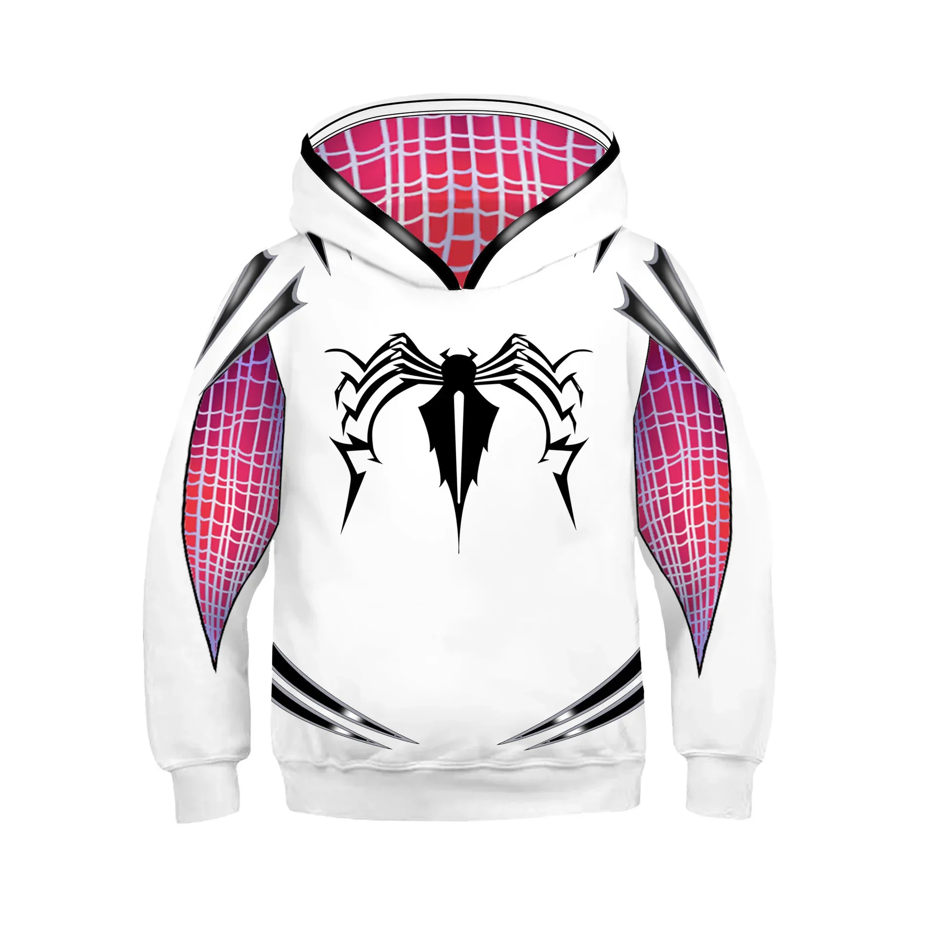 2024 ผู้หญิง Venom Hoodie คอสเพลย์เครื่องแต่งกาย 3D Superhero Zipper JACKET Hooded Sweatshirt Coat