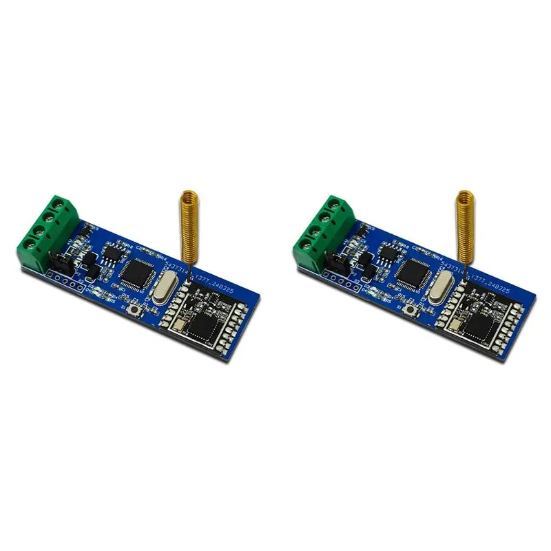HLZS-2X RS485 To Lora Wireless Serial Communication Module RS485 Lora Wireless Transceiver 433M Transmitter Receiver Module