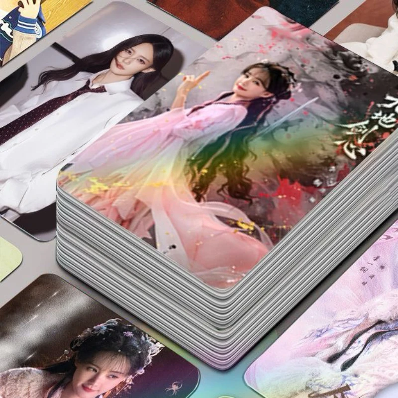 30/50 قطعة تشنغ يي لي ييتونغ قوه جونشين تشانغ هواسين ملصق التلفزيون السيف والدراما الحبيبة صور مزدوجة الجانب طباعة 3 بوصة بطاقة