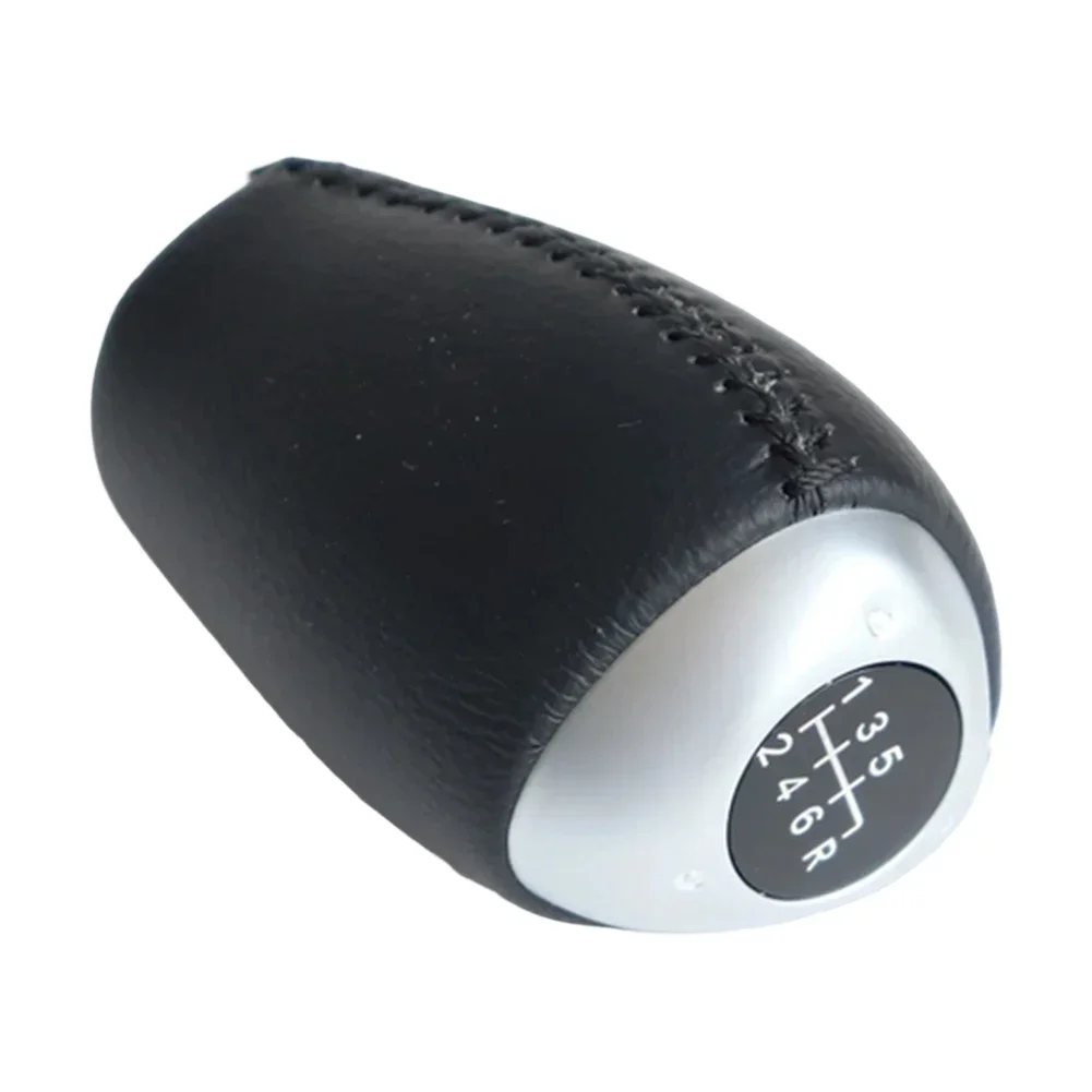 

Black Gear Shift Knob Easy Installation Gear Knob Gear Shift Knob Precise Fitment Ergonomic Design Rounded Shape Premium Leather