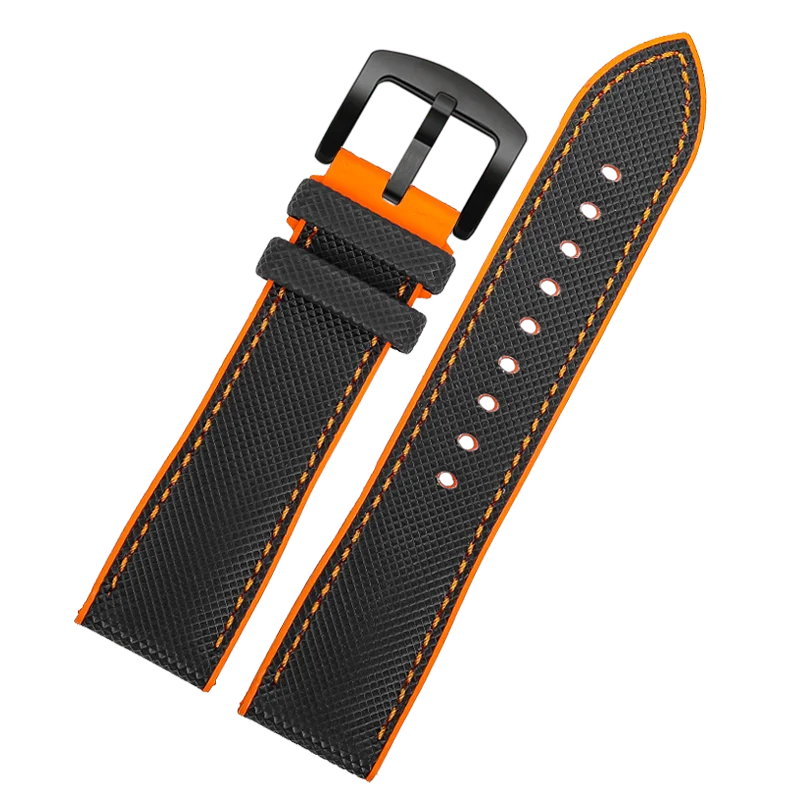 23mm rubber strap for Citizen Skyhawk JY8085 JY8030 JY8070 men\'s watch band nylon rubber strap bracelet with Quality accessories