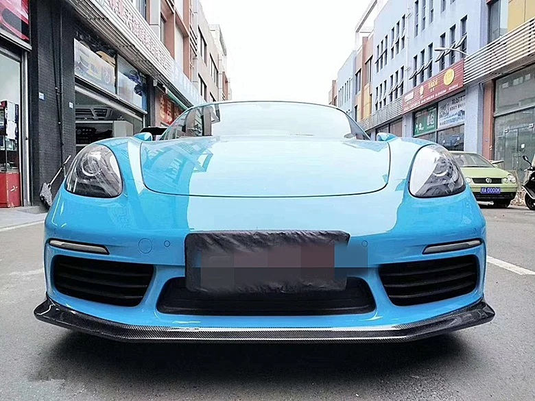 

for Porsche Boxter carbon fiber body kit 718 Upgrade front lip rear spoiler skirt spoiler vent