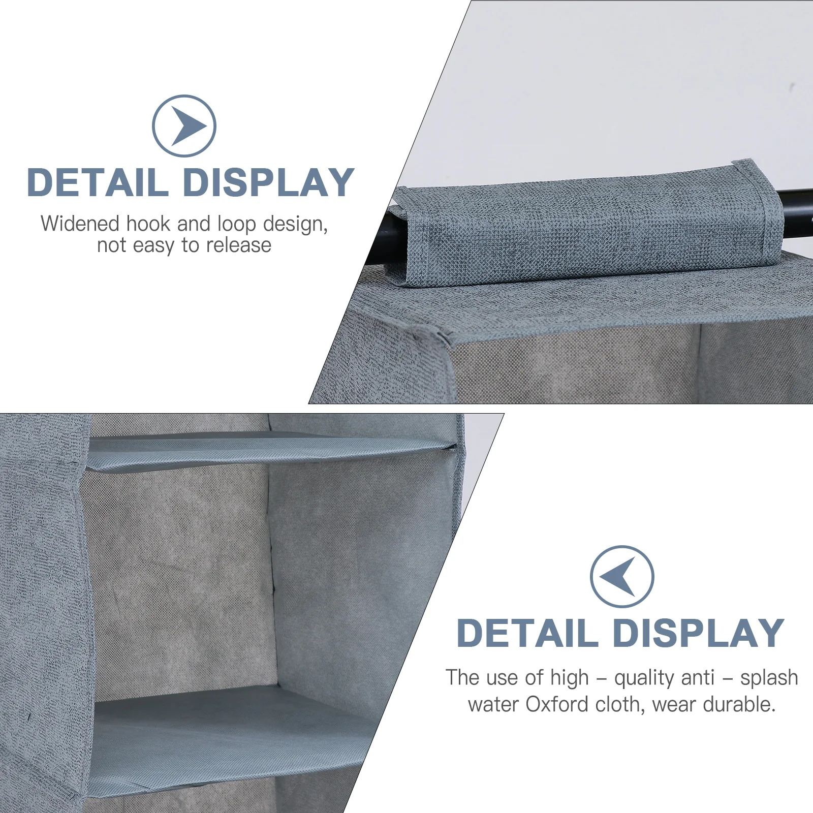 

Multi-Layer Storage Bag Non Woven Fabric Hanging Closet For Clothes Organizer Large Capacity Dust Moisture Protection