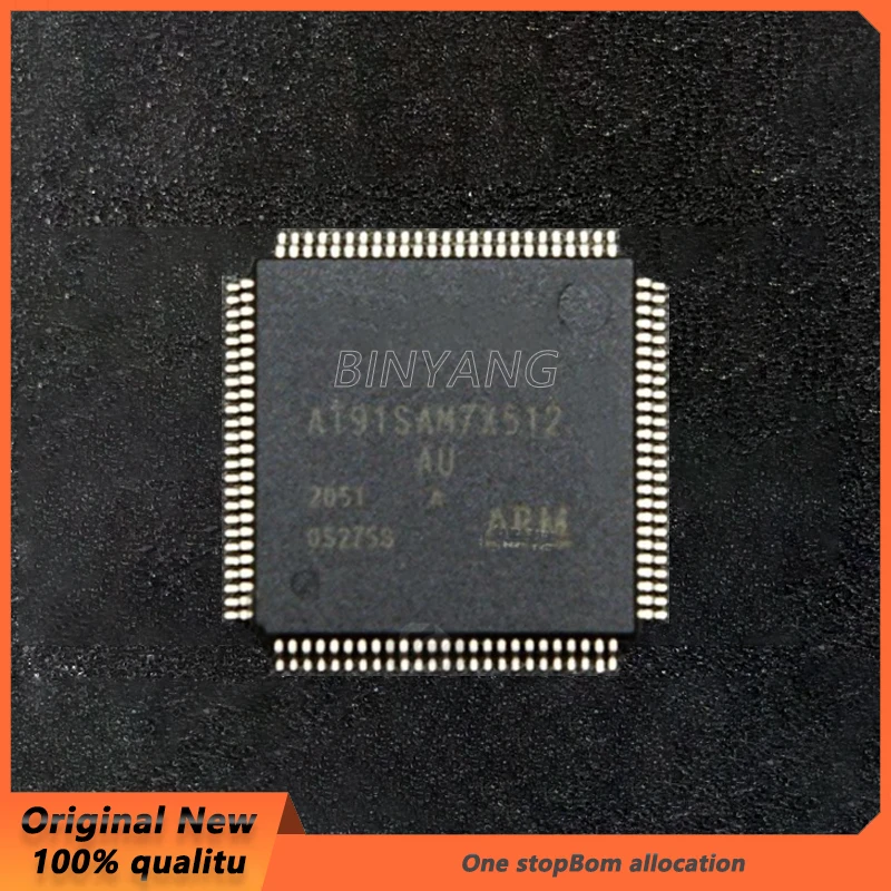 (1piece)100% New AT91SAM7X512B-AU AT91SAM7X512B QFP100 In Stock Chipset