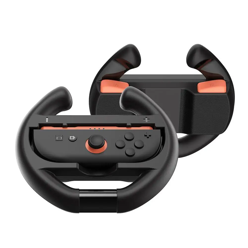 2 قطعة عجلة القيادة لنينتندو 2 Joy Con تحكم Joycon 2 عجلة قبضة اليد لماريو كارت 8 ديلوكس
