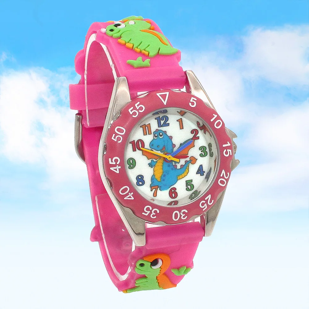 

Silicone Quartz Wristwatch for Kids Boys & Girls Students Sport Party Gift Children's Watch