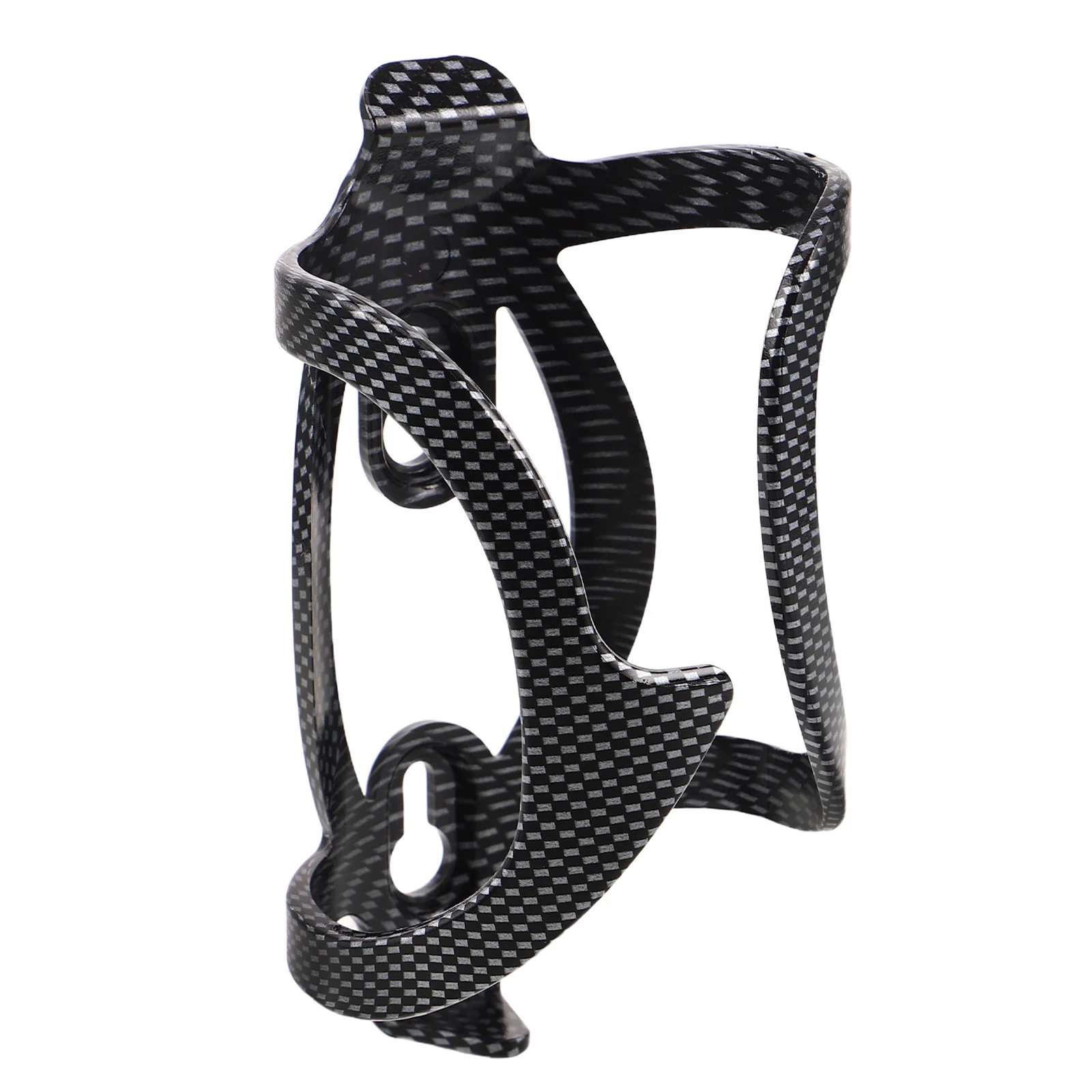 4Pcs Carbon Texture Bike Water Bottle Cages Ultra-Light Durable ABS Cycling Holder Rack for Mountain Road Bikes