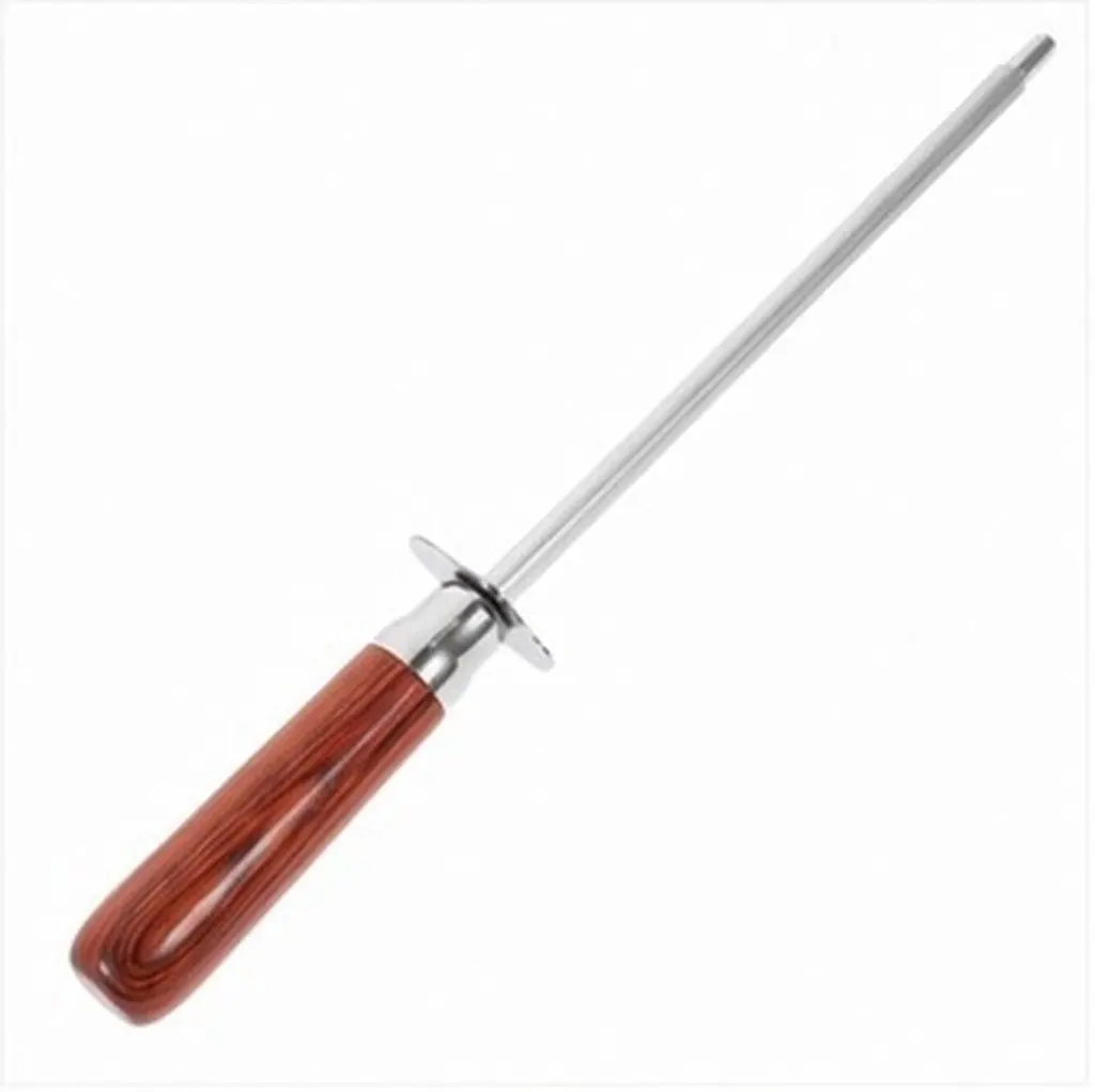 Stainless Steel Cutter Sharpening Rod Kitchen Tool Sharpener Ergonomic Handle Multi-Purpose Honing Stick for Cutting Tools