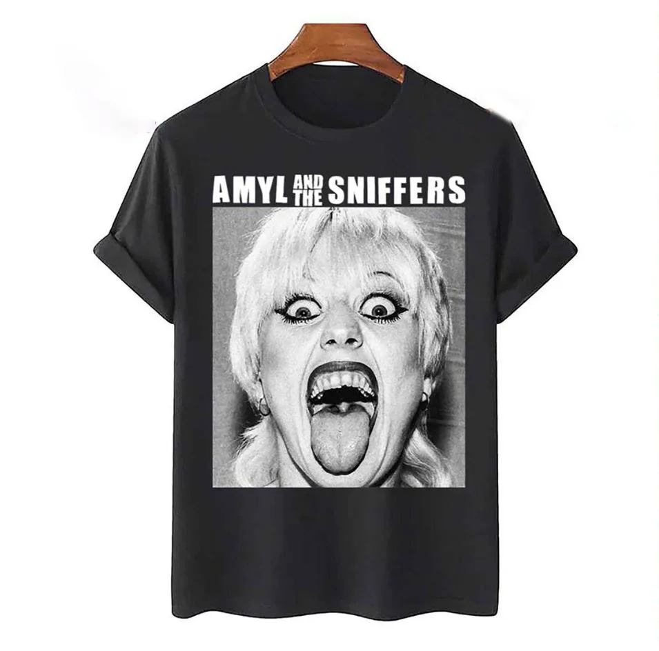 Amyl and the Sniffers No More Tears Unisex Tee Shirt Cotton Full Size Pr360