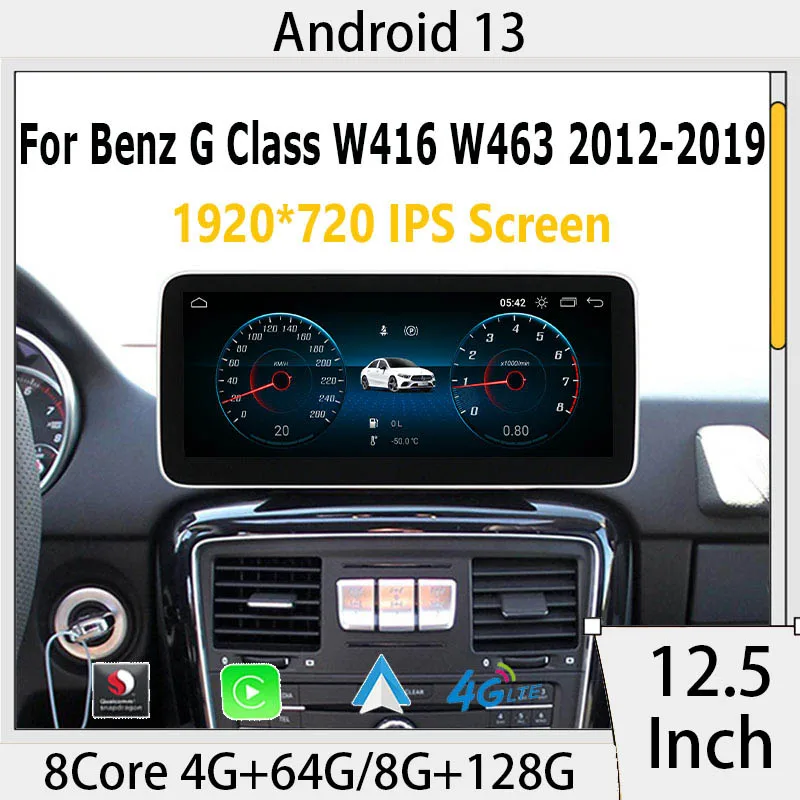 

Android 13 8 ГБ + 128 ГБ для Mercedes Benz G-Class W461 W463 G350 Qualcomm, автомобильный DVD-плеер, мультимедийный плеер с GPS-навигацией по заводской цене