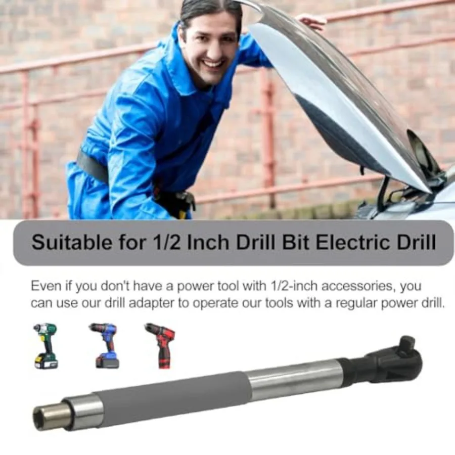 Electric Ratchet Wrench Multifunctional Impact Extension Wrench with Chain Drive Dual-Mode Torque Control Durable 1/2 Socket Co