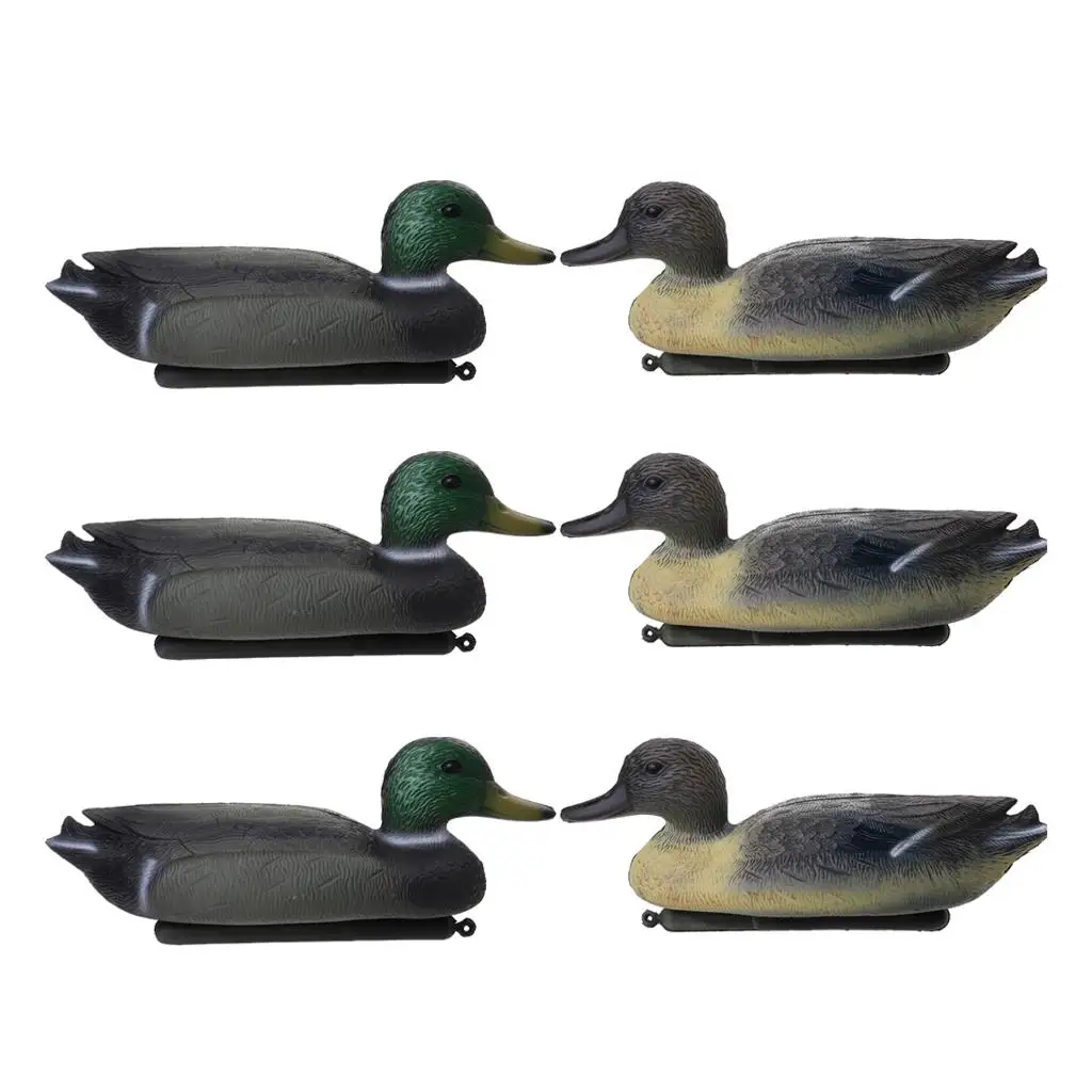 Floating Duck Decoy Life Size Simulation Plastic Bird for Wildlife Hunting and Fishing