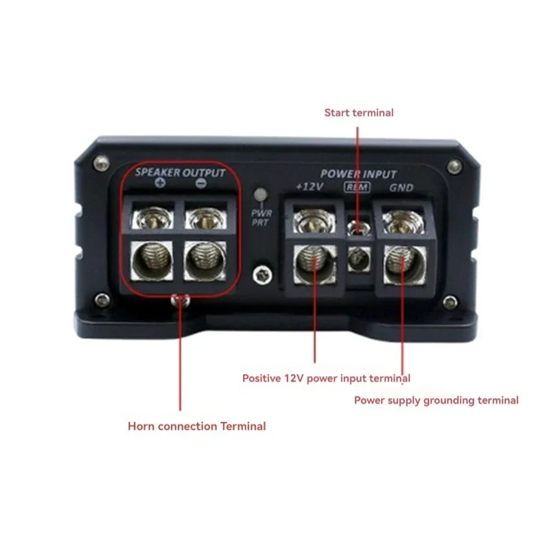 Car Audio Modified Single-channel Mono Amplifier Digital Car Power Amplifier