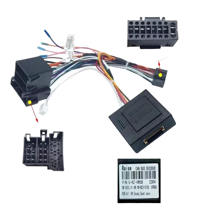

Автомобильный радиоприемник CAN Bus Adapter Android Head Unit Raise RZ-VW-58 для VW Skoda Seat Lavida Golf Bora Rapid Octavia Superb Kamiq Karoq