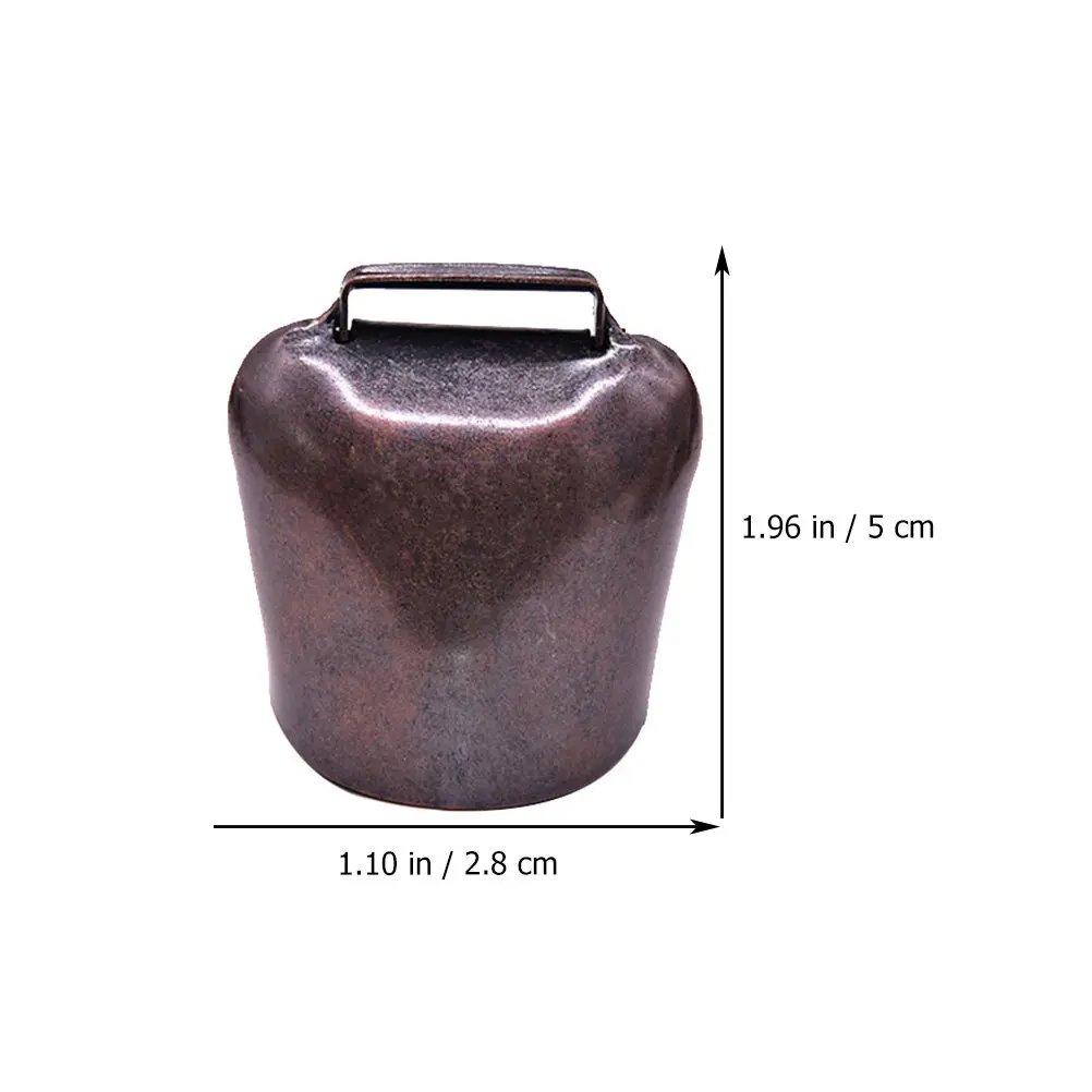 2Pcs Cattle Durable Iron Farming Accessories Anti lost Anti Lost Bells Grazing Supplies Long Distance Cattle Bell Sound