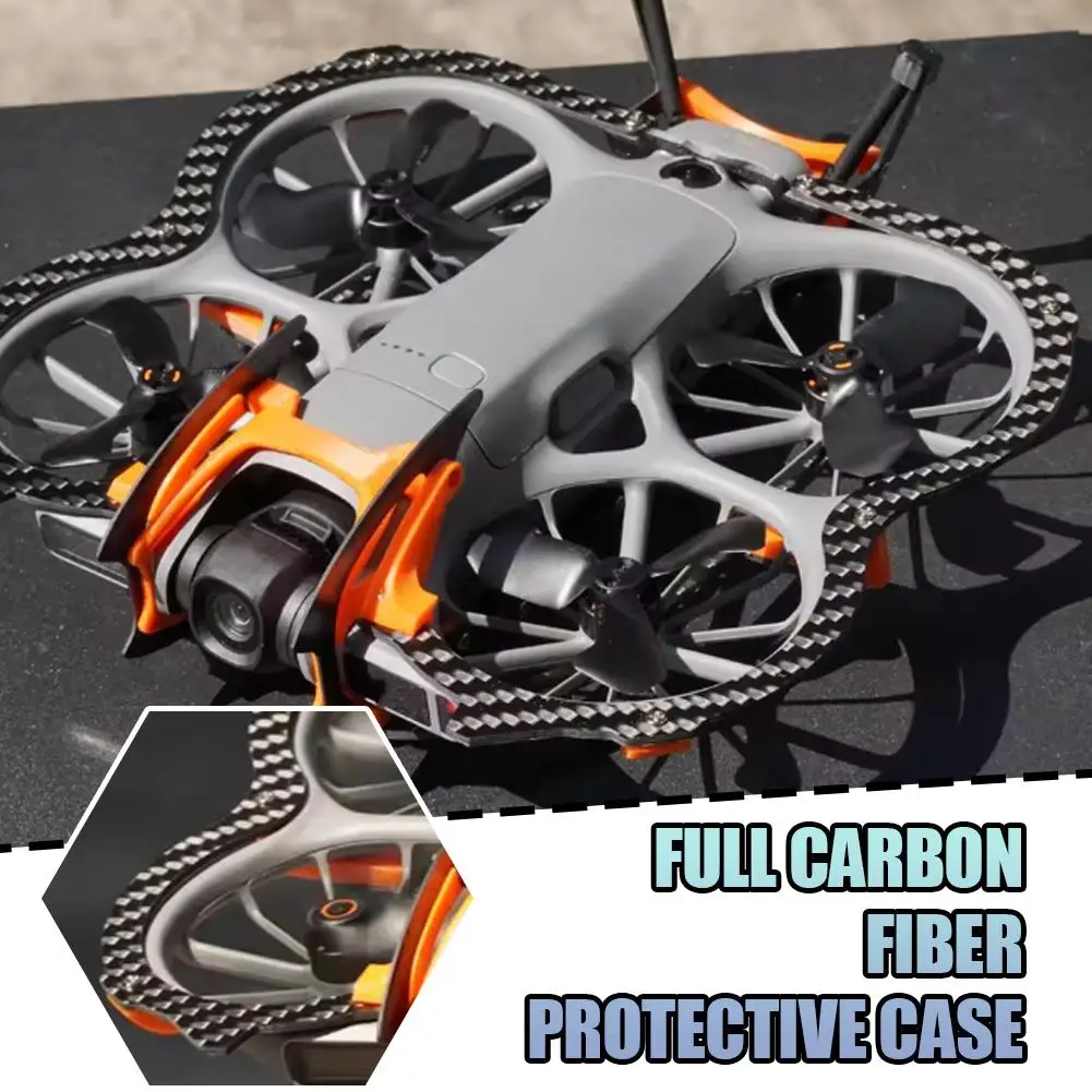 

Для DJI Neo2, полный комплект защитного чехла из углеродного волокна, высокопрочная защитная броня из АБС-пластика, литая под давлением 360° ° антиколлимиссион Р