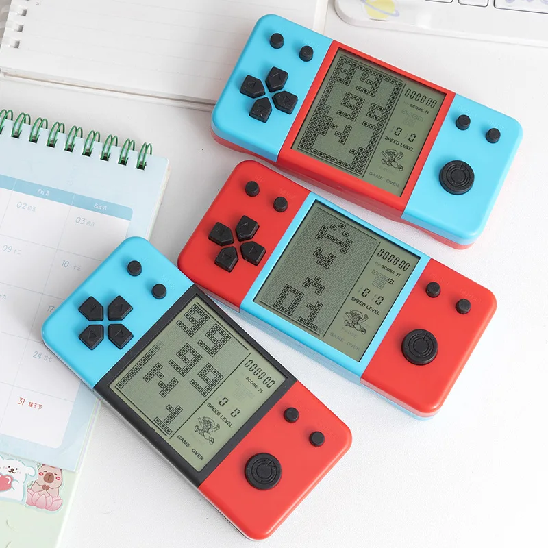 Portable Nostalgic Handheld - Classic Block Game - HD Large-Screen Electronic Player - Great for Commute and Parent-Child Time