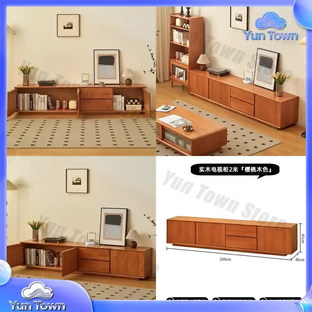 Ästhetische TV-Ständer aus Holz, Aufbewahrungsorganisator, universelle Schränke, TV-Tisch, Wohnzimmer, Designer, Suporte Para TV, Replikamöbel