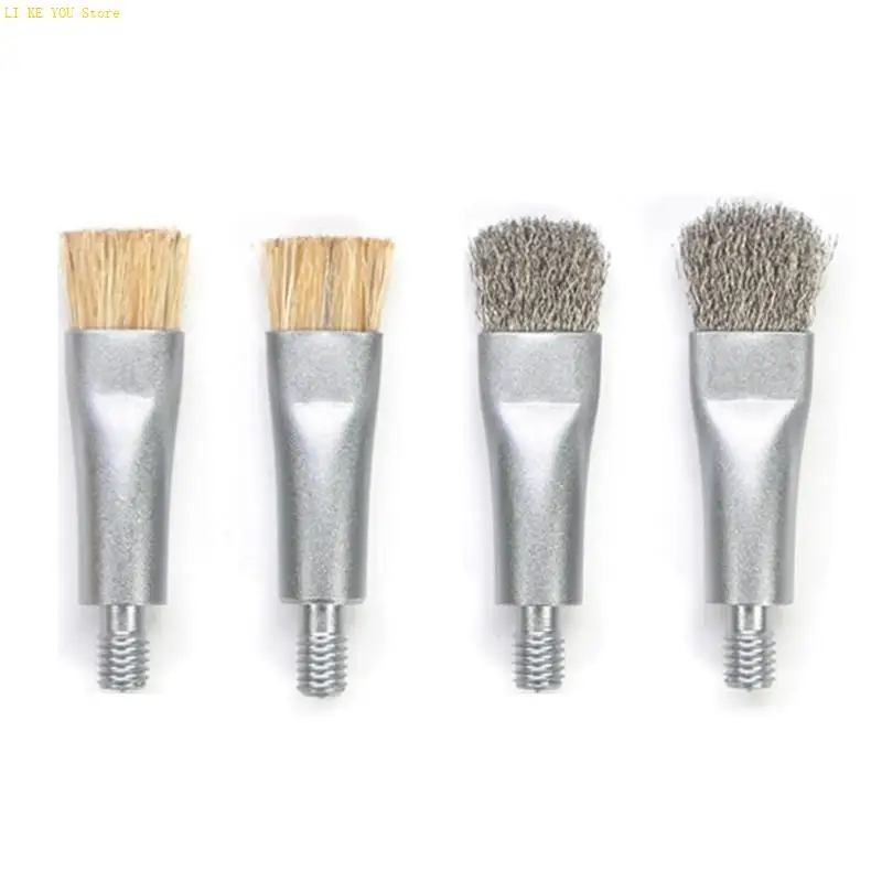 

W3JE Brushes Replacement Heads for Motherboard and IC Cleaning Glues Removal 4Pieces