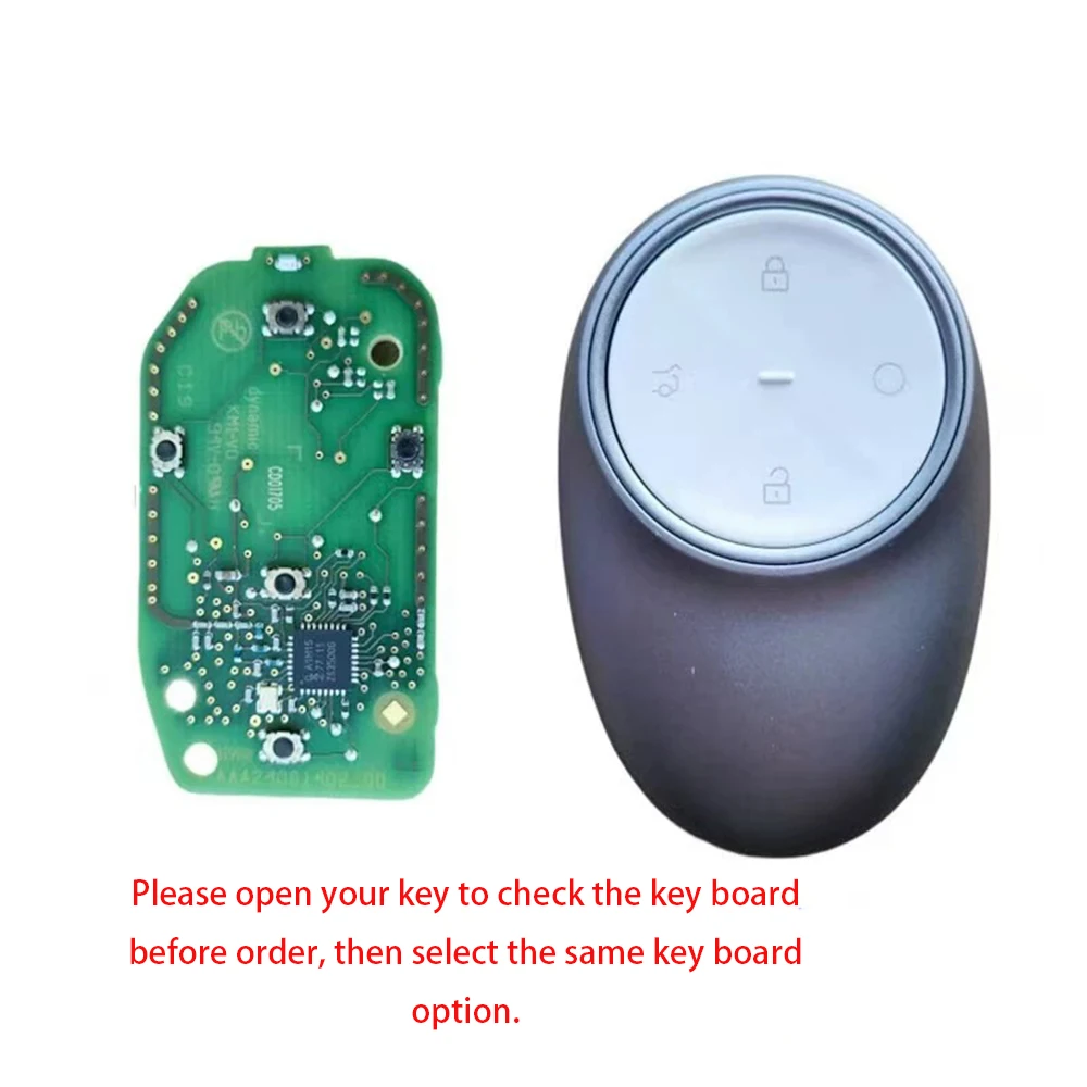 مفتاح ذكي للتحكم عن بعد 433 ميجا هرتز أصلي لـ GAC AION V Aion RT AION UT مع شريحة 4A