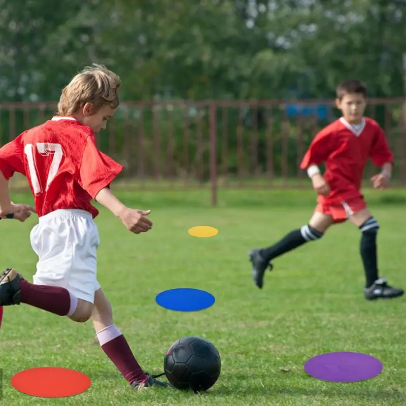 Floor Spot Markers Color Plane Logo Plate Non-Slip Agility Dots Perfect For Sports Soccer Basketball Gym Training Dance Classes