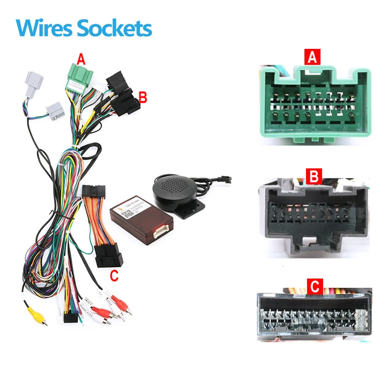 Car Radio Wire Harness Power Adapter Canbus For opel astra k 16pin Android Stereo Video GPS ISO Cable Connector