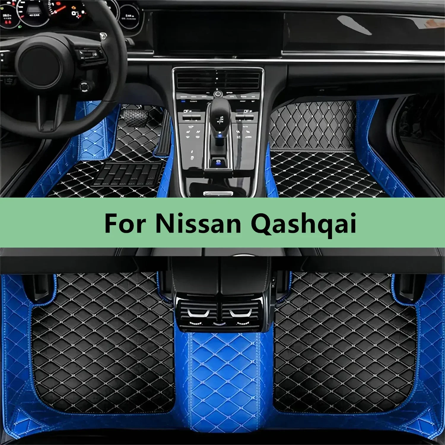 Custom Car Floor Mats For Nissan Qashqai 2013 2014 2015 2016 2017 2018 2019 2020 Floor Mats For Car Men Women Car Accessories