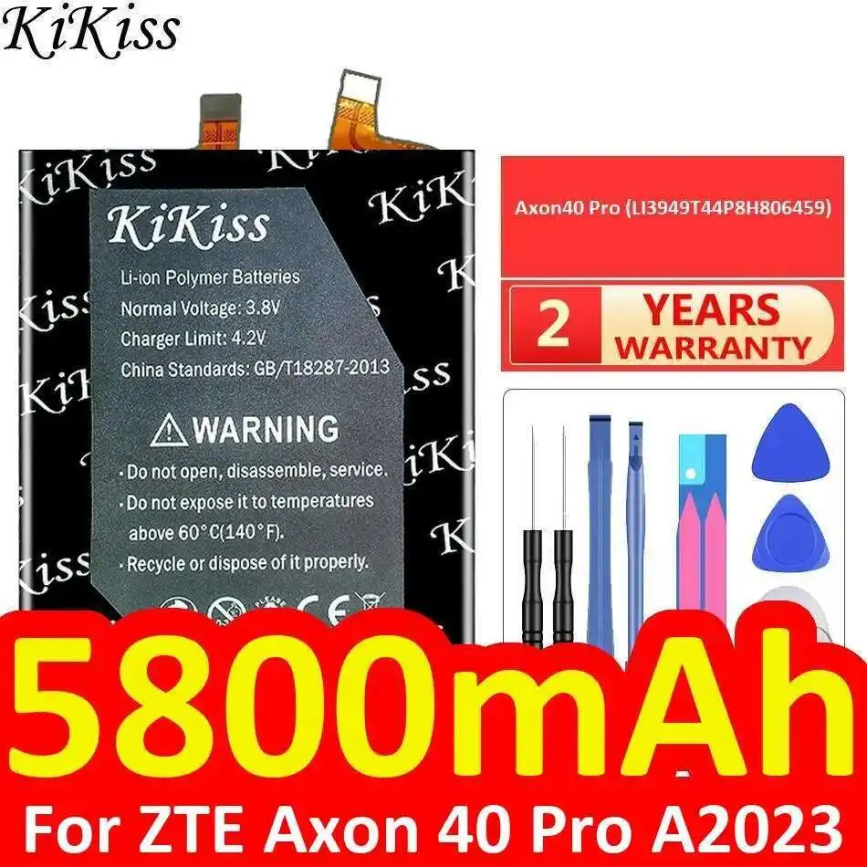 

For Zte Axon 40 Pro A2023 Axon40 LI3949T44P8H806459 High-Capacity Mobile Phone Battery Premium Replacement 5800Mah