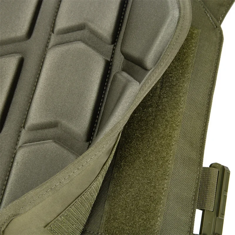 Shock Absorbing Removable Molded Tactical Vest Pad 26x33cm for Paintball Game Vest Tactical Plate Carrier Cushion
