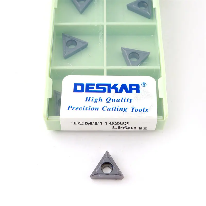 (10 pieces) CNC blade (for Daiska) TCMT110202 LF6018 triangular inner hole boring knife grain stainless steel processing