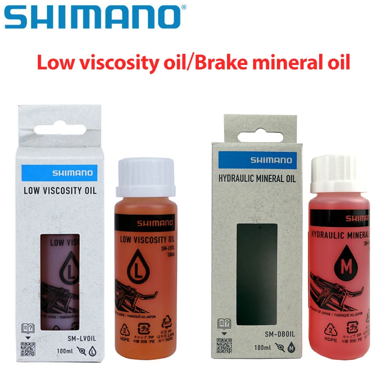 

shimano Hydraulic Mineral Oil / Low viscosity oil bike Brake Oil 100ml Low viscosity oil for new brake m8200 m8220 m9200 m9220