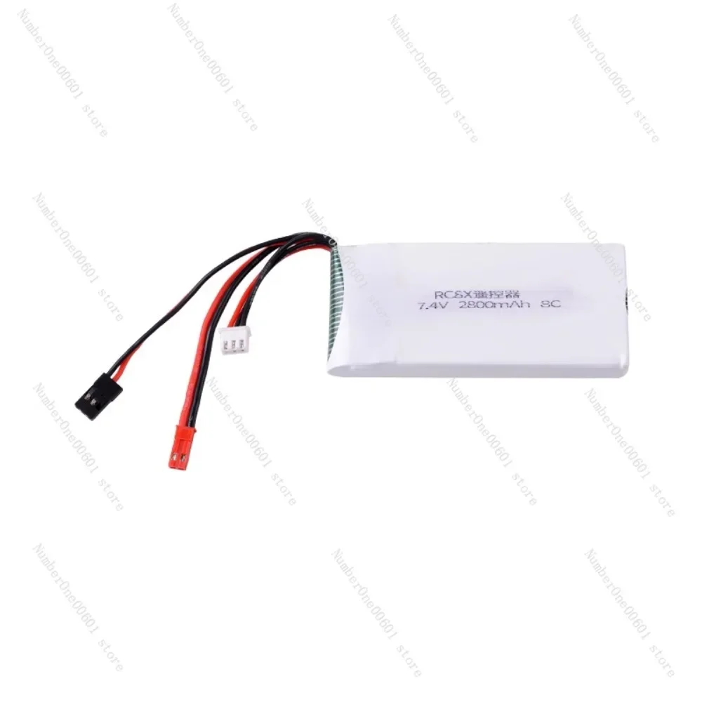 Batteria del telecomando Rc8x 7.4 v 2800mah modello di auto Rc6gs 4Gs controllo della pistola batteria al litio di grande capacità