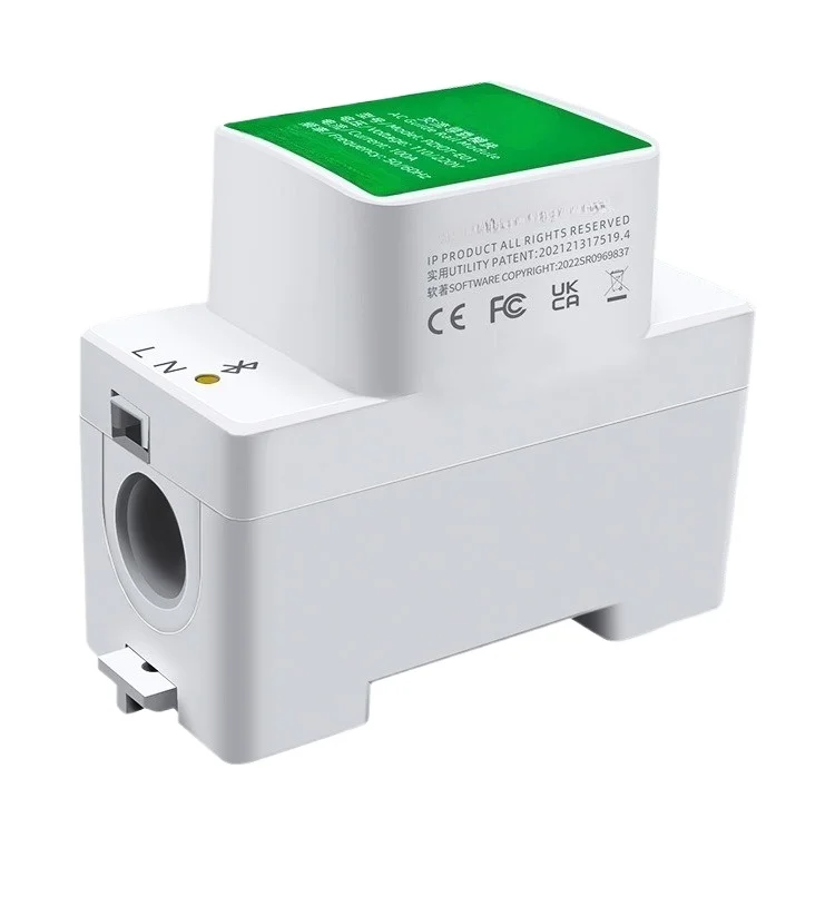 Tuya Smart WiFi Energy Meter Single Phase DIN Rail Voltage Current Power Monitor With App Remote Control