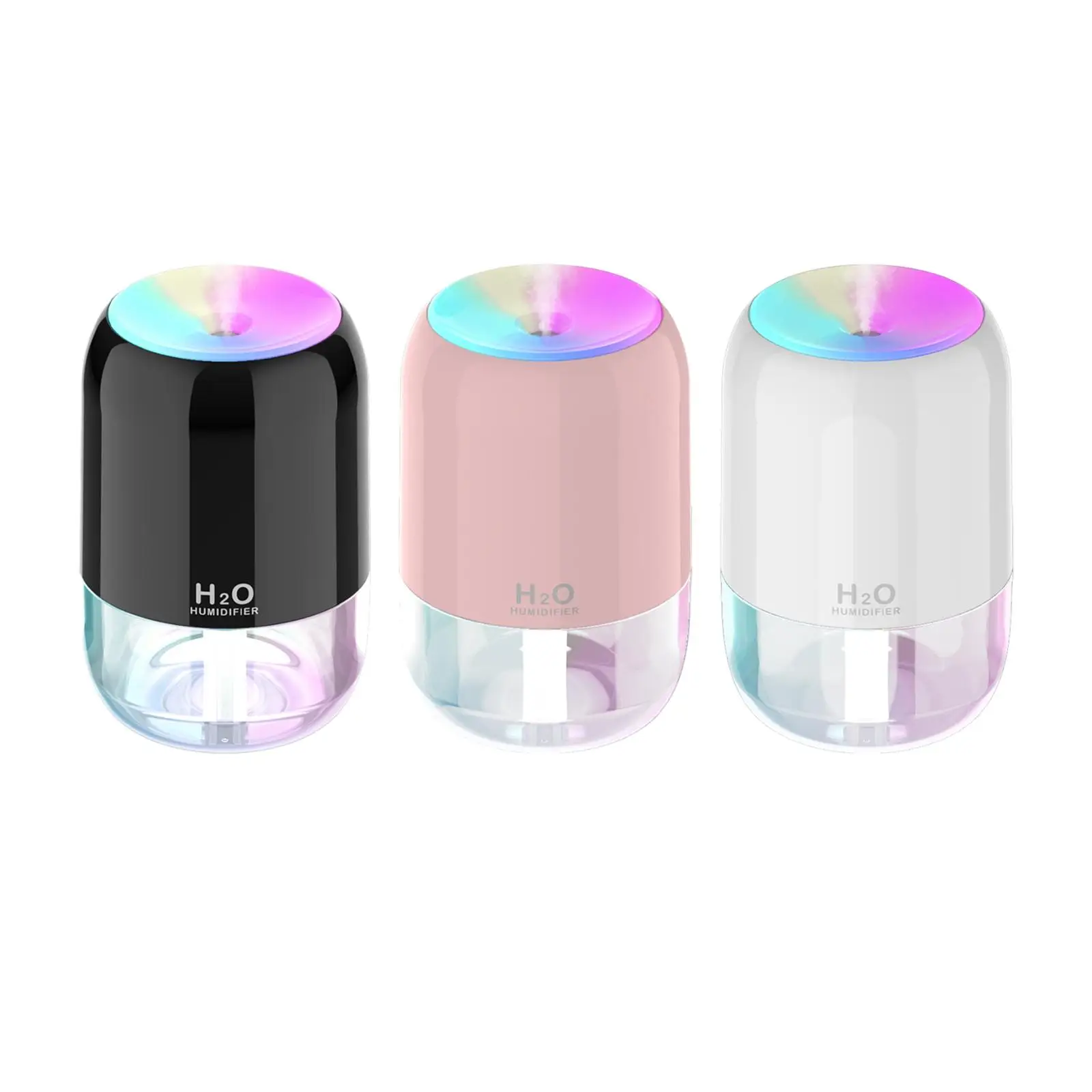 200ml Humidifier Car Essential Oil Diffuser Quiet 2.8x4.3inch for Doing Yoga