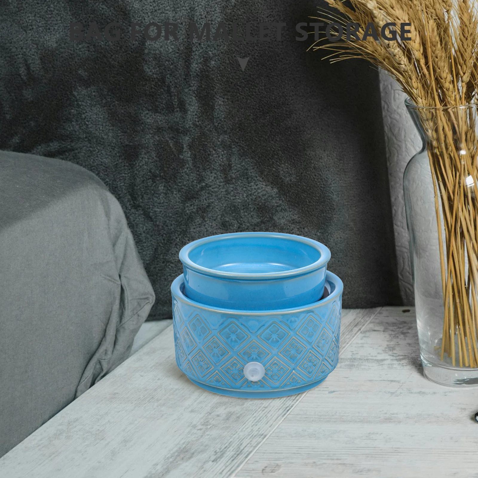 

Electric Wax Melt Burner Plug in Warmer Burners Scented Sky-blue Fragrance for Melts