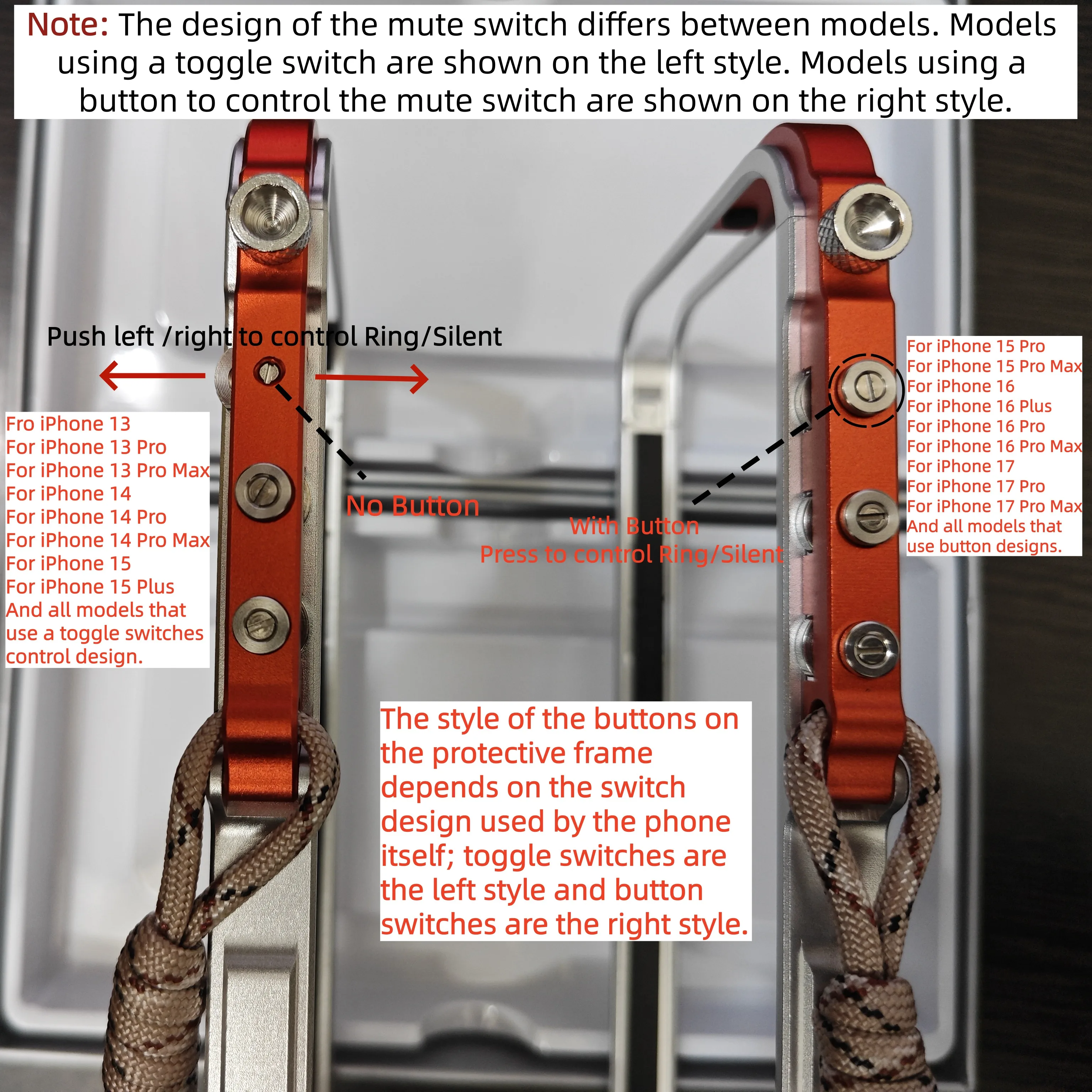 Metalowa obudowa ze stopu aluminium do iPhone'a 17 Air 16 15 14 13 Pro Max Plus Cyberpunk Punk Odprowadzająca ciepło, odporna na wstrząsy — zdjęcie produktu 6