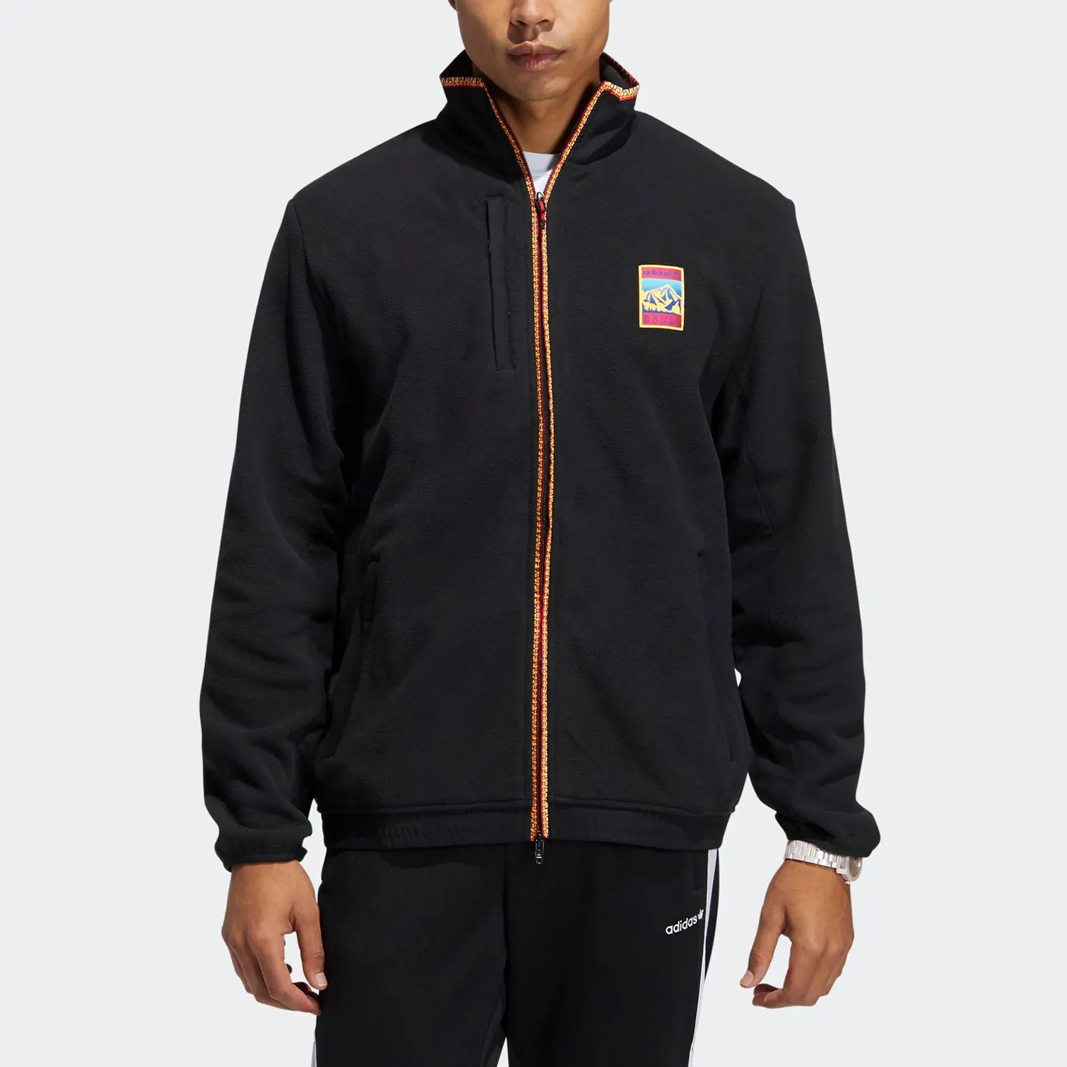 

Мужская тренировочная куртка Adidas Originals с логотипом Trefoil GP1113