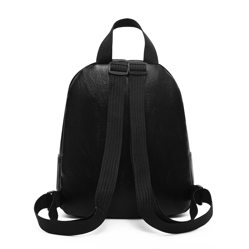 Elegant Multi-Color Faux Leather Mini Backpack Adjustable-Strap Lightweight for Daily Outings Casual Stylish Functional Bag
