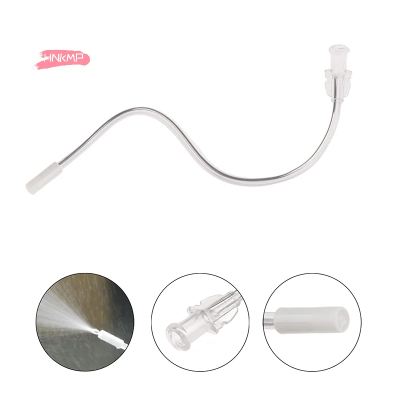 H-Disposable Ear Nose Throat Anesthesia Spray Plastic Laryngeal Tube Throat Sprayer Dosing Nozzle Veterinary Equipment Accessory