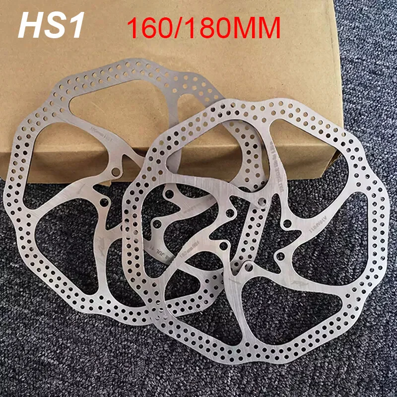 Bicycle Brake Rotor Disc 160mm 180mm MTB Brake Pads Colorful Stainless Steel Six Nail Mountain Road Bike Rotors Cycling Parts