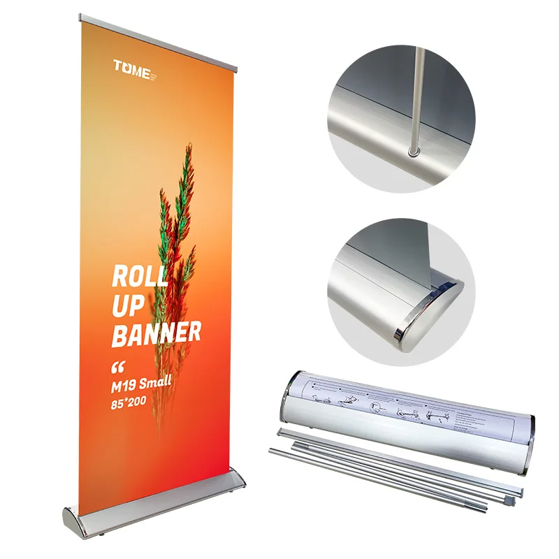 

【Hot】High Quality Outdoor Exhibit Display Roll up Banner Stand Printing Aluminum Roll up Boardbase Roll up