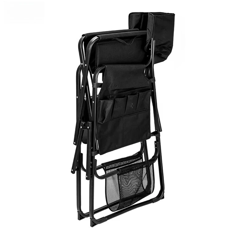 Folding Nail Polish Barber Hairdressing Chair Portable Aluminum Professional Salon Makeup Chair