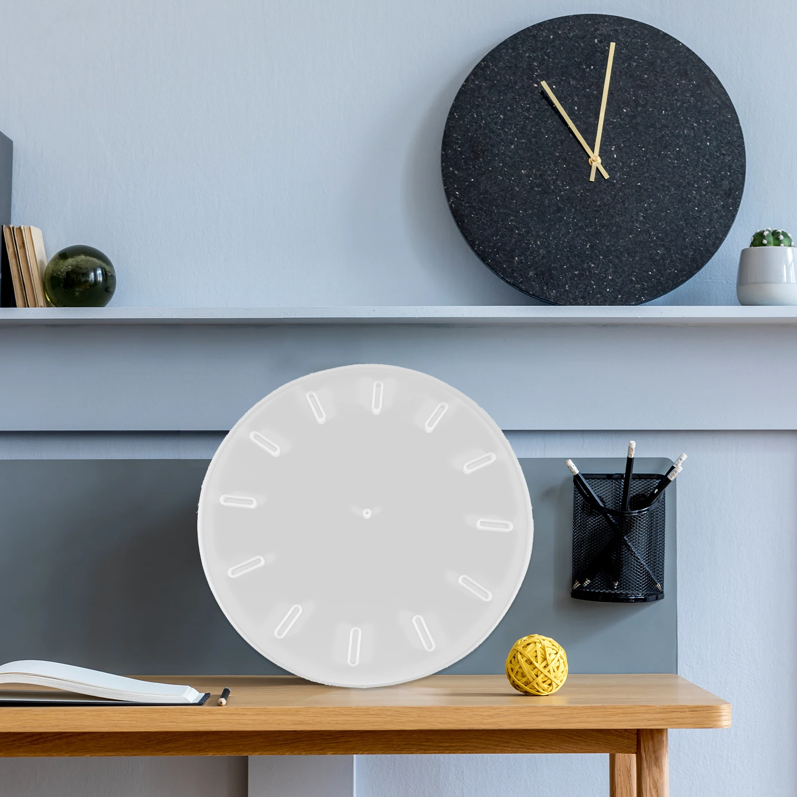 

Flexible Silicone Clock Mold White Craft Molding DIY Epoxy Casting Art Clocks Decorative Dial Shape Molds Crafts Tool For Home