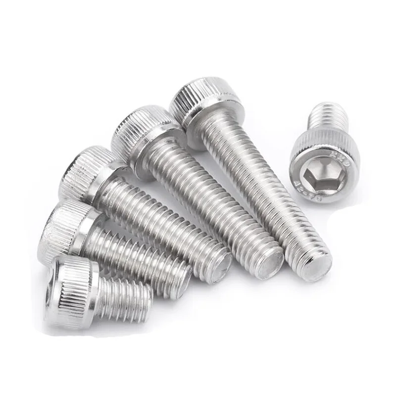 M7 M9 Stainless Steel Allen Bolt Socket Head Cap Screws Fully Threaded Fine Pitch 1mm 1.25mm images - 6