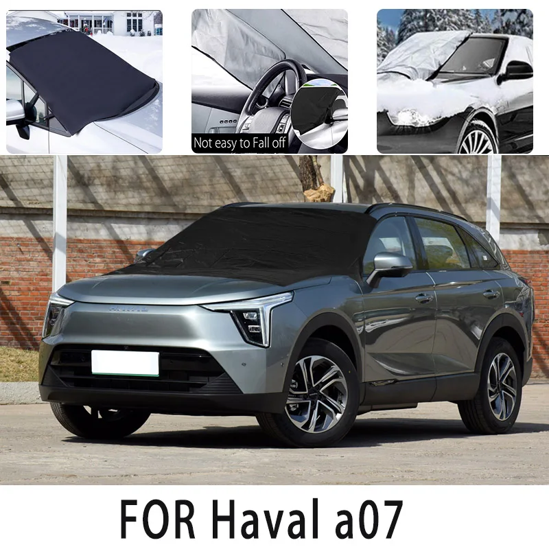 

Car snow cover front cover for HAVAL a07 Snowblock heat insulation sunshade Antifreeze wind Frost prevention car accessories