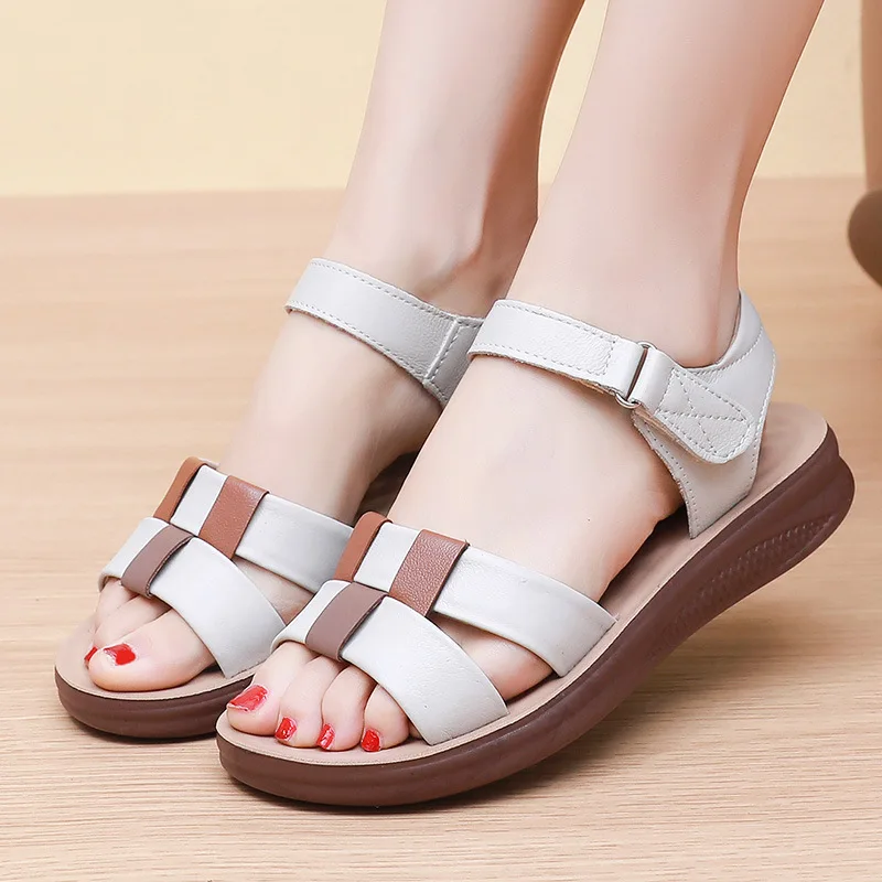 

Women's Shoes Wedge Heels Sandals Summer New Women Sandals Female Platform Lether Elegant Wedges Women's Sandals Sandalias Mujer
