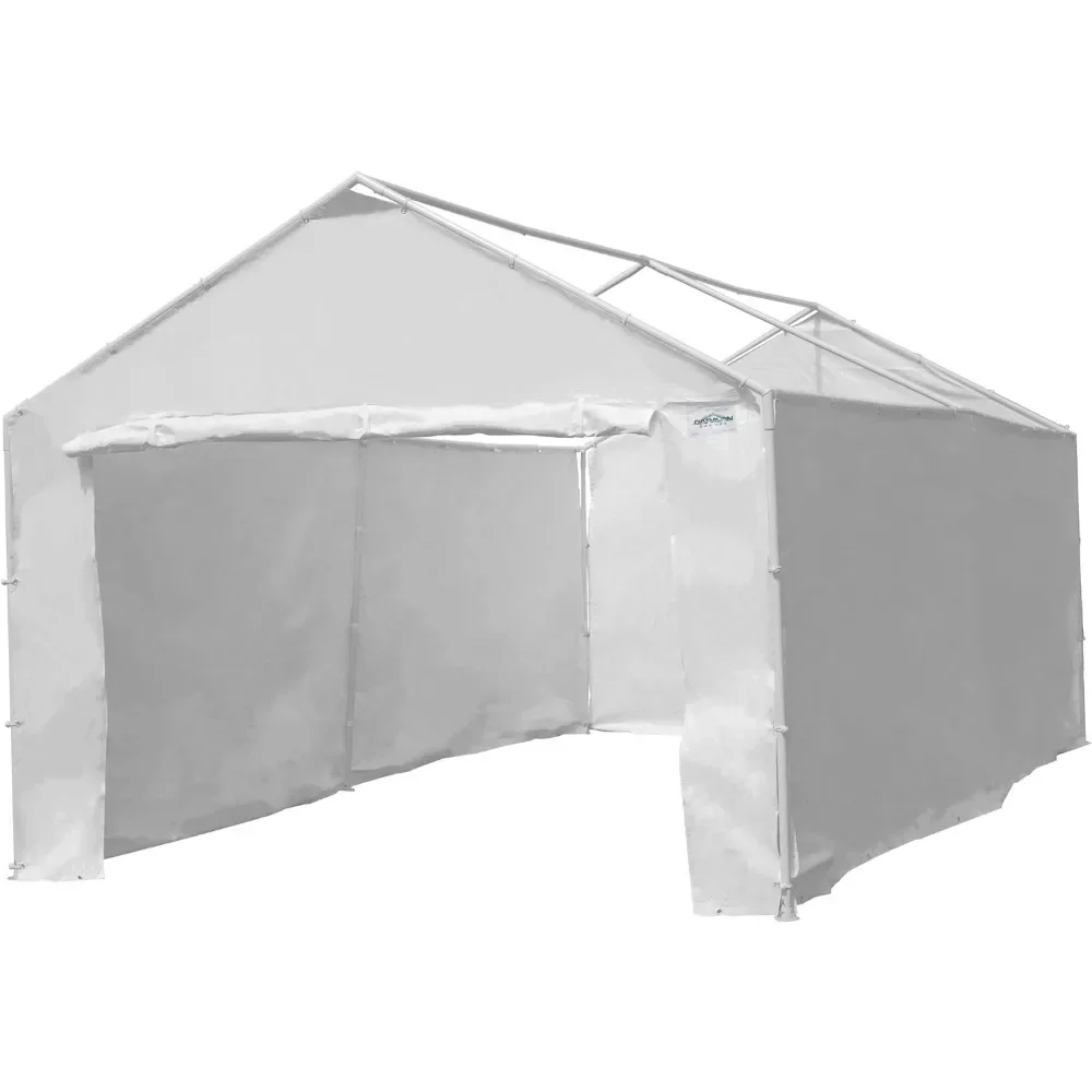 

Side Wall Kit for Domain Carport, White (Top and Frame Not Included) 10 X 20 Ft Carport Canopy