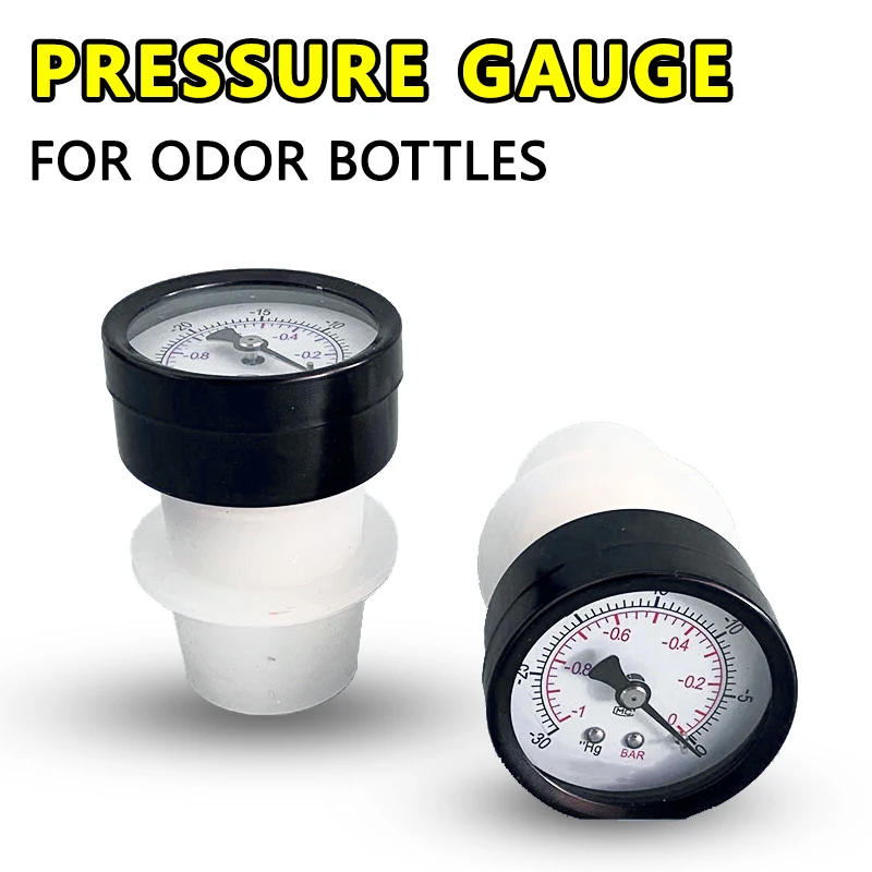 Vacuum gauge/glue plug pressure gauge odor cylinder matching sampling bottle vacuum gauge Vacuum bottle pressure gauge 1 piece