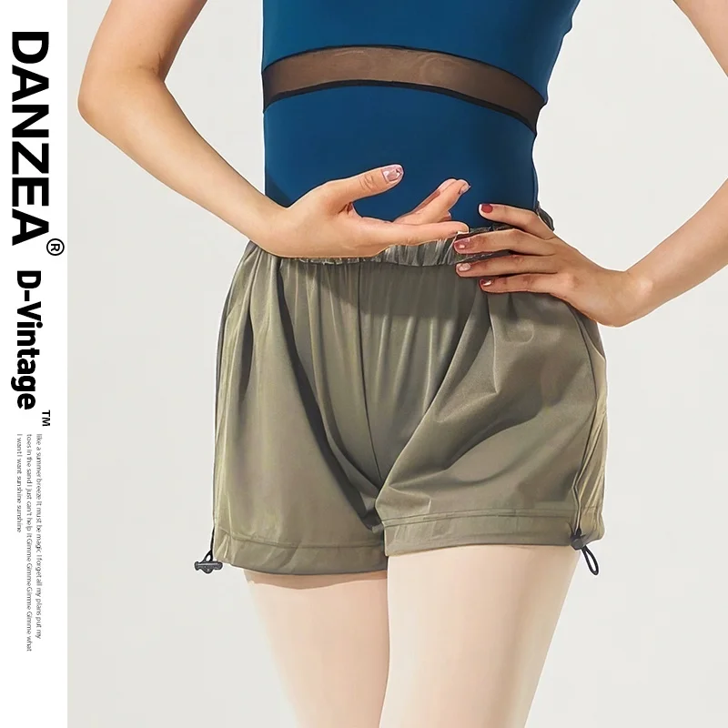 dongzhijie-モダンダンス-バレエ-ショーツ-サイレント-ウォームアップ-パンプキン-デザイン-サウナ-パンツ-レディース-フィットネス-ヨガ-スポーツウェア